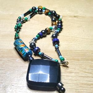 Hand made one of a kind necklace piece from my heart.